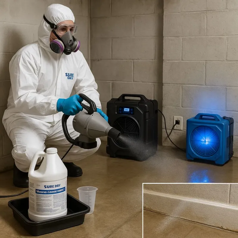 Sanitization and Odor Removal process in Clintondale, NY